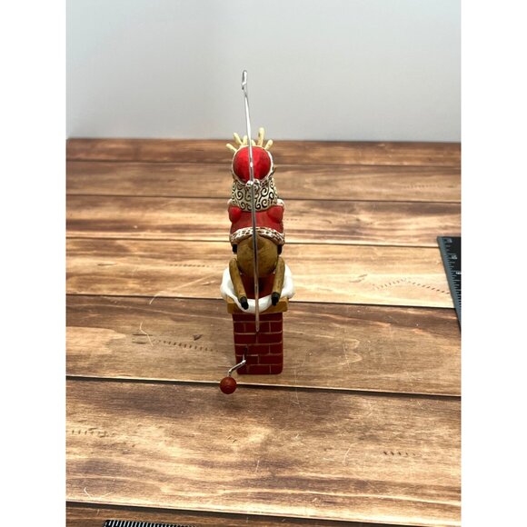 2022 HALLMARK KEEPSAKE ORNAMENT QG02416 GIDDY UP SANTA BY SHARON VISKER REINDEER - Picture 8 of 10